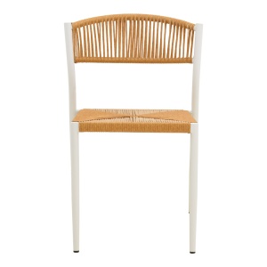 Scaun de gradina, Cura, Natural, 53x59x78 cm - Img 5