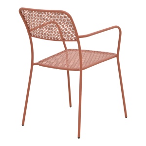 Scaun de gradina Stivuibil, Federal, Terracotta, 58x57x81.5 cm - Img 3