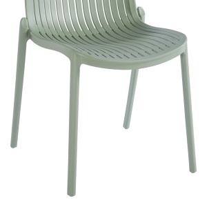 Scaun de gradina stivuibil, Teragi, Mint, 43.5x58x82 cm - Img 7