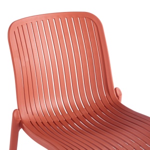 Scaun de gradina Stivuibil, Teragi, Terracotta, 43.5x58x82 cm - Img 6