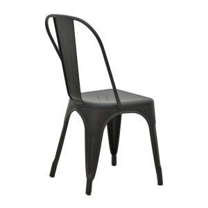 Scaun de grădină Utopia Negru 44x44x85 cm - Img 2