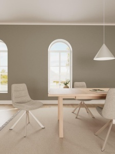 Scaun dining Adisa, Bej, 84x47x57 cm
