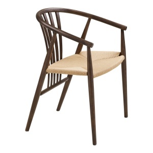 Scaun dining Agustin, Gri, 52.5x57x78 cm