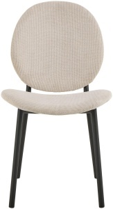 Scaun dining Cliff, Bej, 87x50x57.5 cm - Img 6