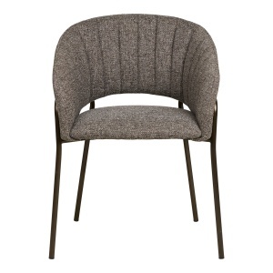 Scaun dining Costa, Gri inchis , 56x60x80 cm - Img 4