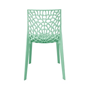 Scaun dining Hush, Verde, 53x41x80.5 cm - Img 5