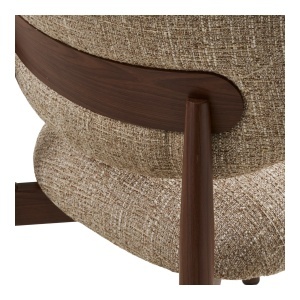 Scaun dining Isola, Maro deschis, 58x52x77 cm - Img 3