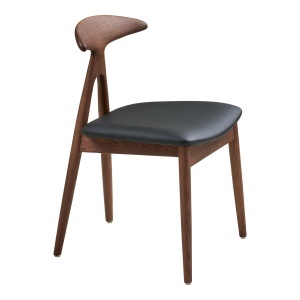 Scaun dining Lanuza, Maro inchis, 51x48x77 cm