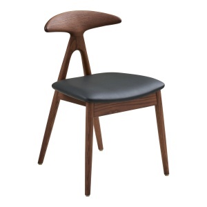 Scaun dining Lanuza, Maro inchis, 51x48x77 cm - Img 5