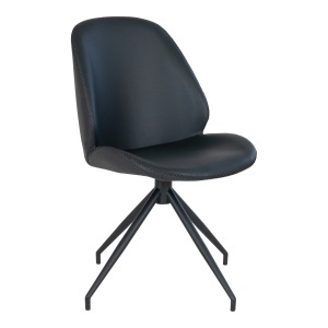 Scaun dining Monte Carlo, Negru, 60x50x88 cm - Img 4