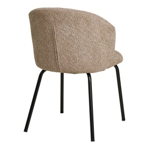 Scaun dining Safira, Bej, 58x56x79 cm - Img 2