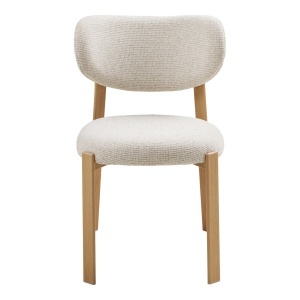 Scaun dining Savina, Bej, 60x50x81 cm - Img 4