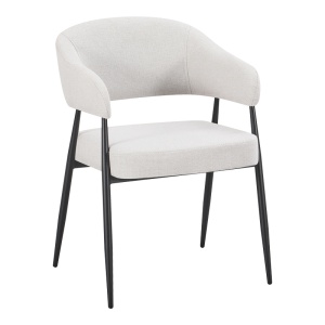 Scaun Filonda, Ivory, 47x58x79 cm