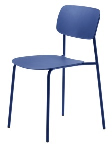 Scaun KIRKLAND, Albastru cobalt, 51x79x44 cm