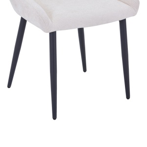 Scaun, Larissia, Pako, Alb 53x59x89 cm - Img 7