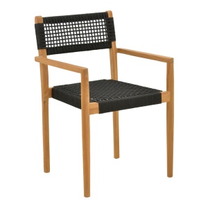 Scaun Lengan Negru 54x52x80 cm