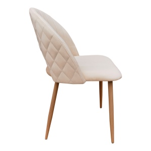 Scaun, Lovingo, Bej, 50x47x85.5 cm - Img 3
