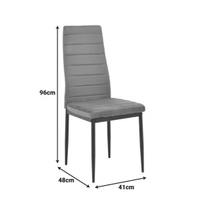 Scaun Parker, Bej, 41x48x96 cm - Img 8