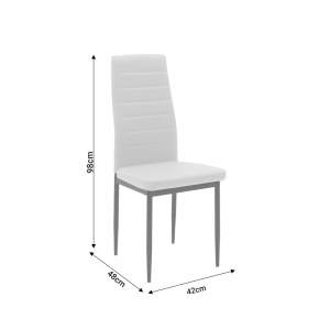 Scaun Parker Pako World Cappuccino 42x48x98 cm - Img 7