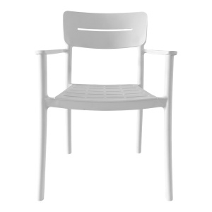 Scaun Pilma, Alb, 57x54x82 cm - Img 4