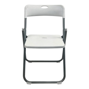 Scaun pliabil, Edison, Alb, 49x38x73 cm - Img 4