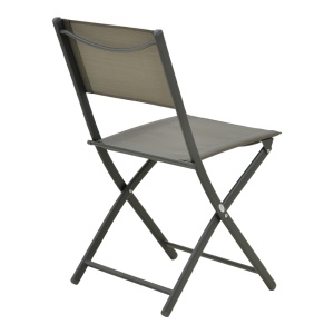 Scaun pliabil, Jeve, Gri inchis, 46x51x81 cm - Img 3