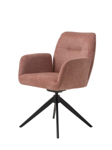 Scaun rotativ ROXANA SELECT, Rosu, 62x88x58 cm