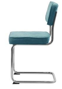 Scaun RUPERT, Albastru, 53x84x50 cm - Img 3