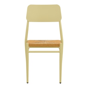 Scaun stivuibil, Giardino, Bej, 56x45x82 cm - Img 5