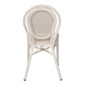 Scaun Stivuibil, Nacia, Alb, 59x45x85 cm - Img 5