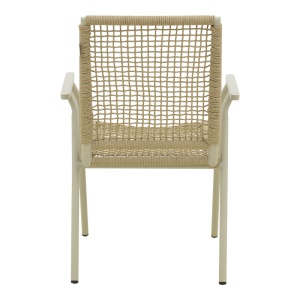 Scaun stivuibil, Weave, Natural, 63x57x86 cm - Img 6