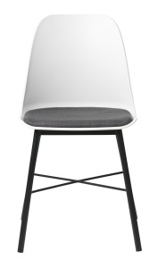 Scaun WHISTLER, Alb, 54x83x47 cm - Img 2