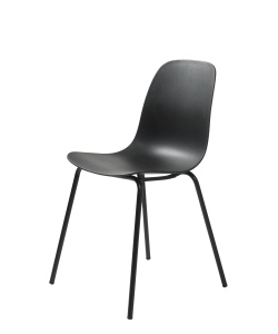 Scaun WHITBY, Negru, 50x84x50 cm