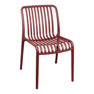 Scaun Zoi, Rosu bordo, 49x58x80 cm