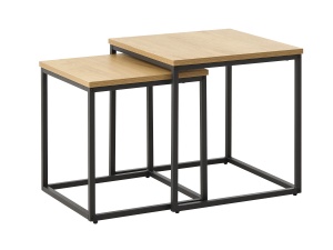 Set 2 piese Mese CESURA, Natural, 40-60x45-50x40-60 cm