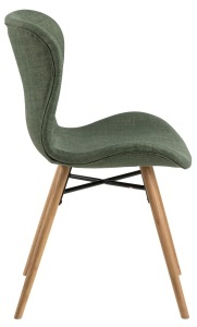Set 2 piese Scaune dining Batilda -A1, Verde, 82.5x47x53 cm - Img 4