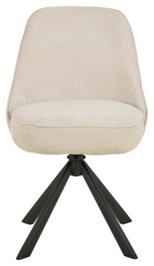 Set 2 piese Scaune dining Carlton, Bej, 83.5x52x56 cm - Img 5