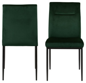Set 2 piese Scaune dining Demi, Verde, 90.5x45x55 cm - Img 4
