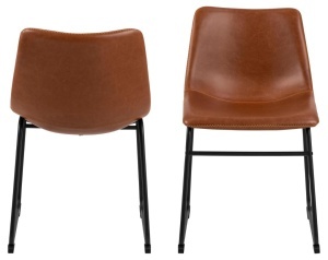 Set 2 piese Scaune dining I_Oregon, Maro, 78.5x48x56 cm - Img 4