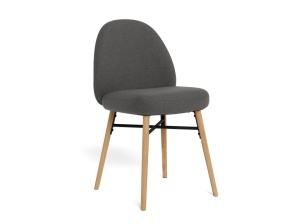Set 2 piese Scaune dining Sophia, Gri, 82.5x54x46 cm - Img 3