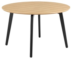 Set 5 piese Masa dining si Scaune Cadiz V9, Natural, 75x120x120 cm - Img 3