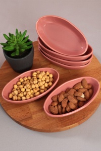 Set boluri de sos din ceramica (6 bucati) Mayd200 Multicolor 14.0x14.0x14.0 cm - Img 4