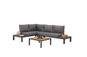 Set de gradina Verona Wood Multicolor 258x184x85 cm - Img 2