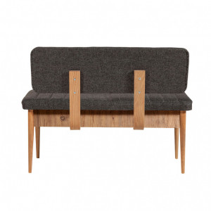 Set Masa si Scaune 5 Piese Vina 105 Atlantic Pine-Antracit - Img 4