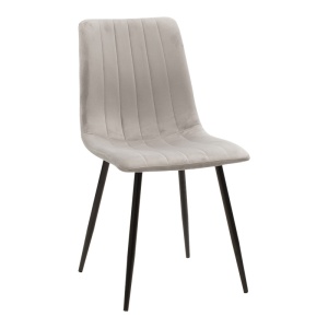 Set masa si scaune dining 5 buc. Balou-Noor, Negru, 120x120x86 cm - Img 3