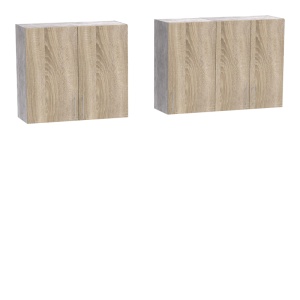 Set mobila bucatarie 4 buc Festa V Pako World Sonoma 160x60x85 cm - Img 3