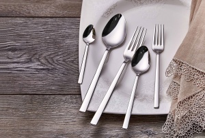 Set tacamuri 30 bucati Deniz30 Crom 21x4.2 cm - Img 3