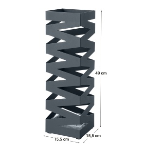 Suport umbrele Songmics Gri 15.5x15.5x49 cm - Img 7