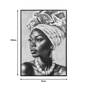 Tablou canvas Zaira E, Pako World, cu rama, 70x3.5x100 cm - Img 2
