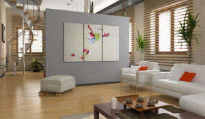 Tablou - Colors & shapes 90x60 cm - Img 2